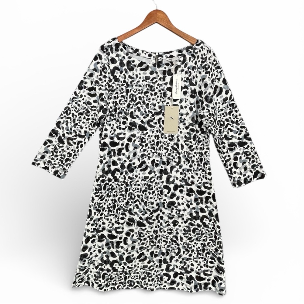 Tommy Bahama Drapy Ponte Desert Cat Dress Size Medium NWT